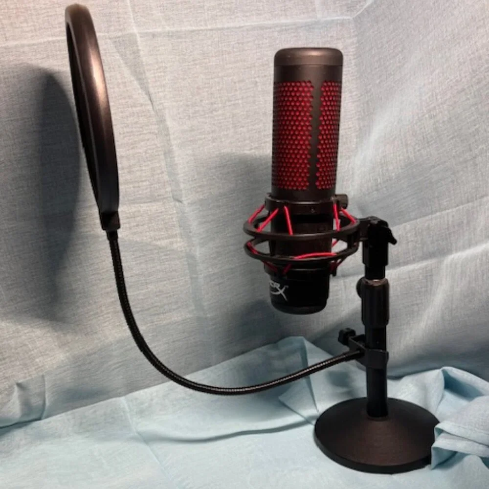 HyperX Quadcast Gaming Microphone with Pop Filter